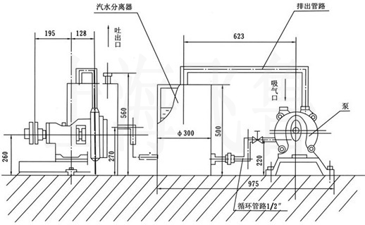 汽水分離器的安裝